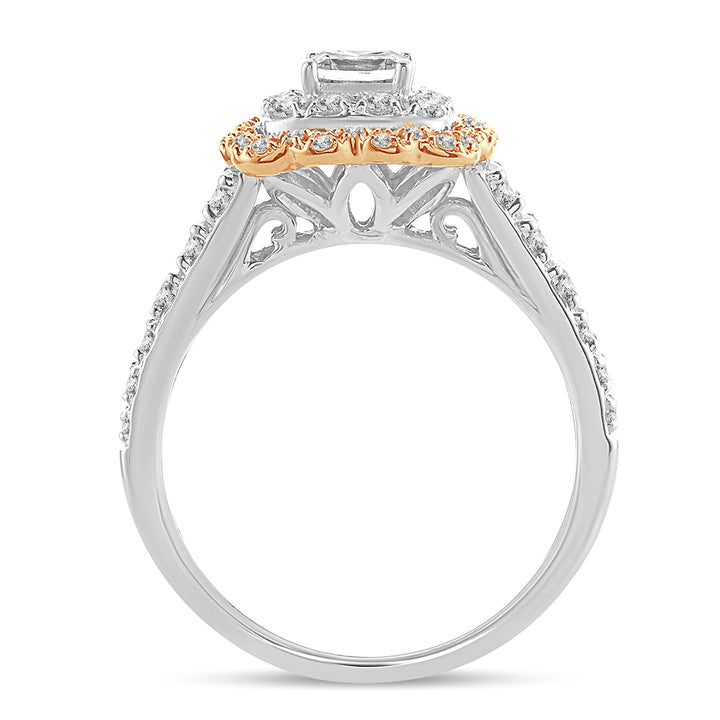 14k Yellow Gold 1.20ct Lab Diamond Womens Engagement Ring