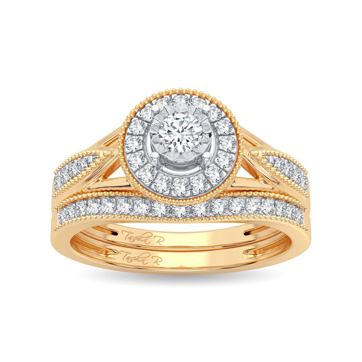 Timeless 14k Yellow Gold Lab Diamond Engagement Ring