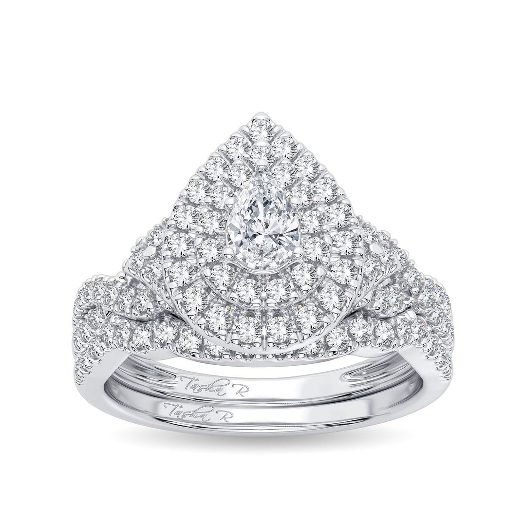 Brilliant 14k White Gold Lab Diamond Engagement Ring