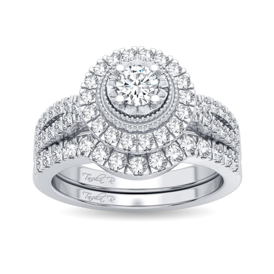 Timeless 14k White Gold 0.75CT Lab Diamond Ring