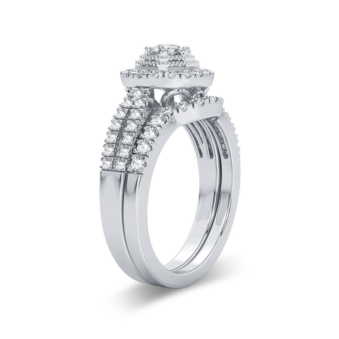 Timeless 14k White Gold 0.75CT Lab Diamond Ring