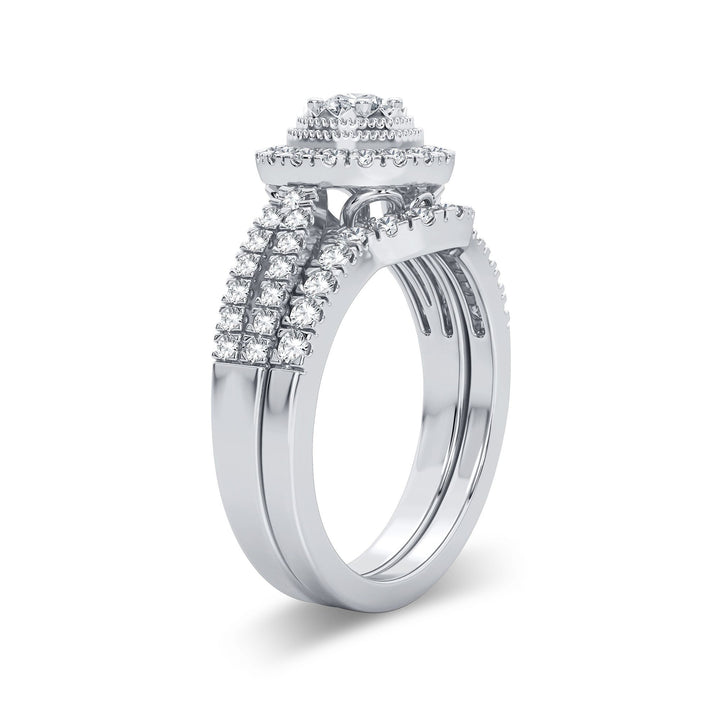 Timeless 14k White Gold 0.75CT Lab Diamond Ring
