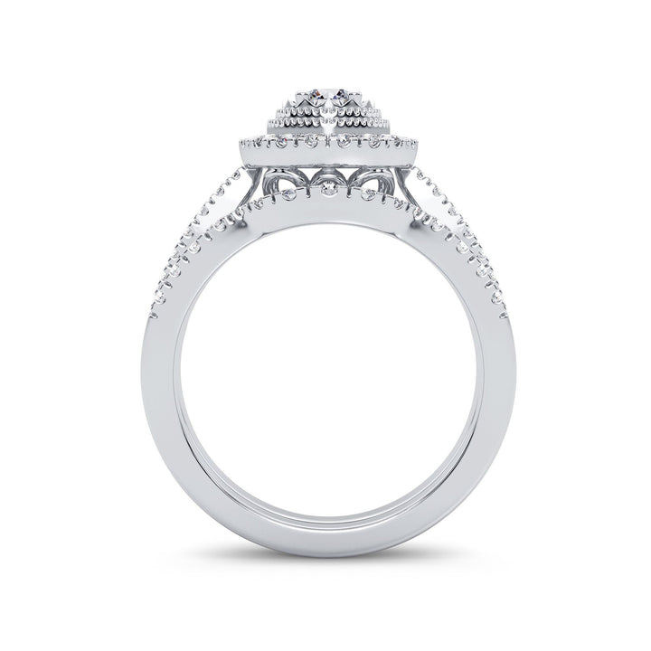 Timeless 14k White Gold 0.75CT Lab Diamond Ring