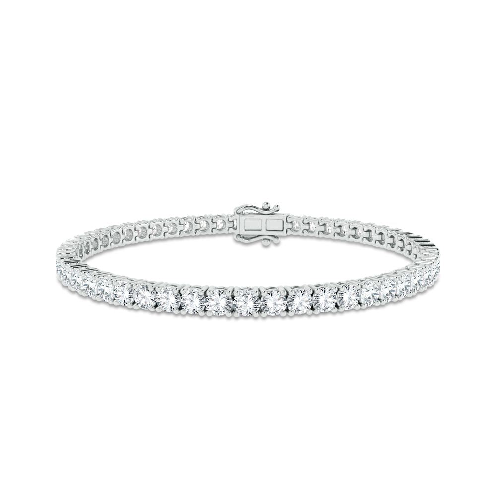 14K White Gold 6.00ct Diamond Bracelet