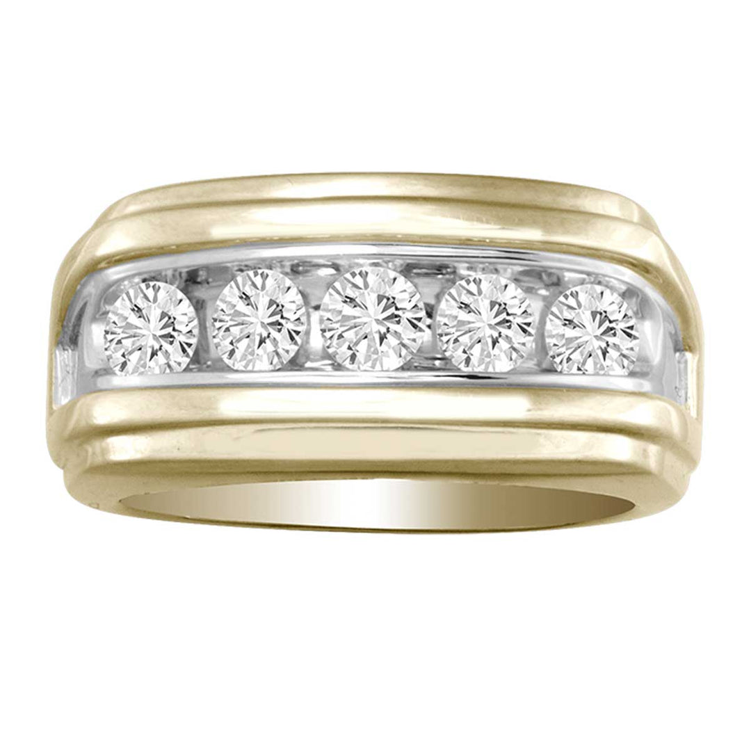 14K Yellow Gold 1.00CT Diamond Ring