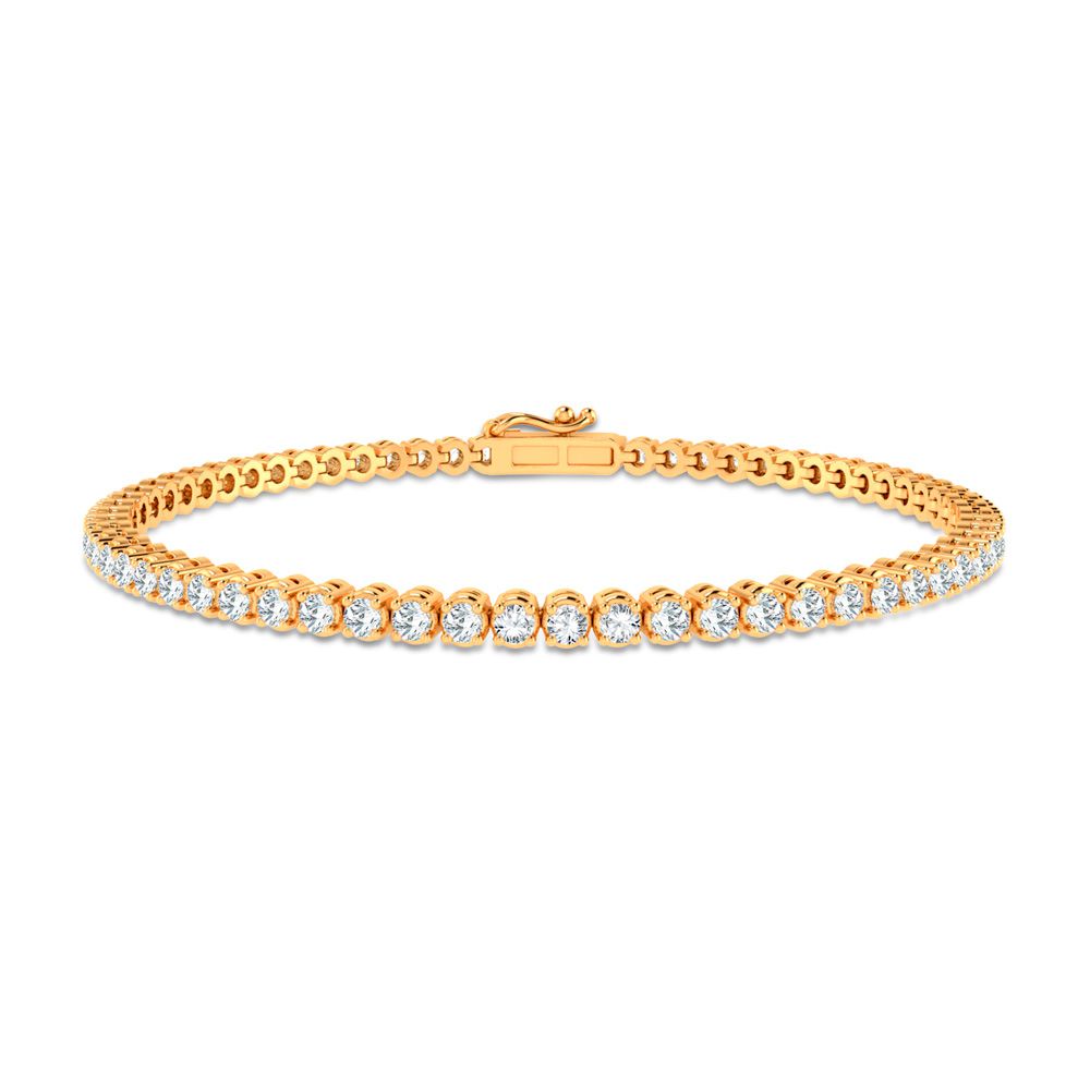 14K Yellow Gold 2.00ct Diamond Bracelet