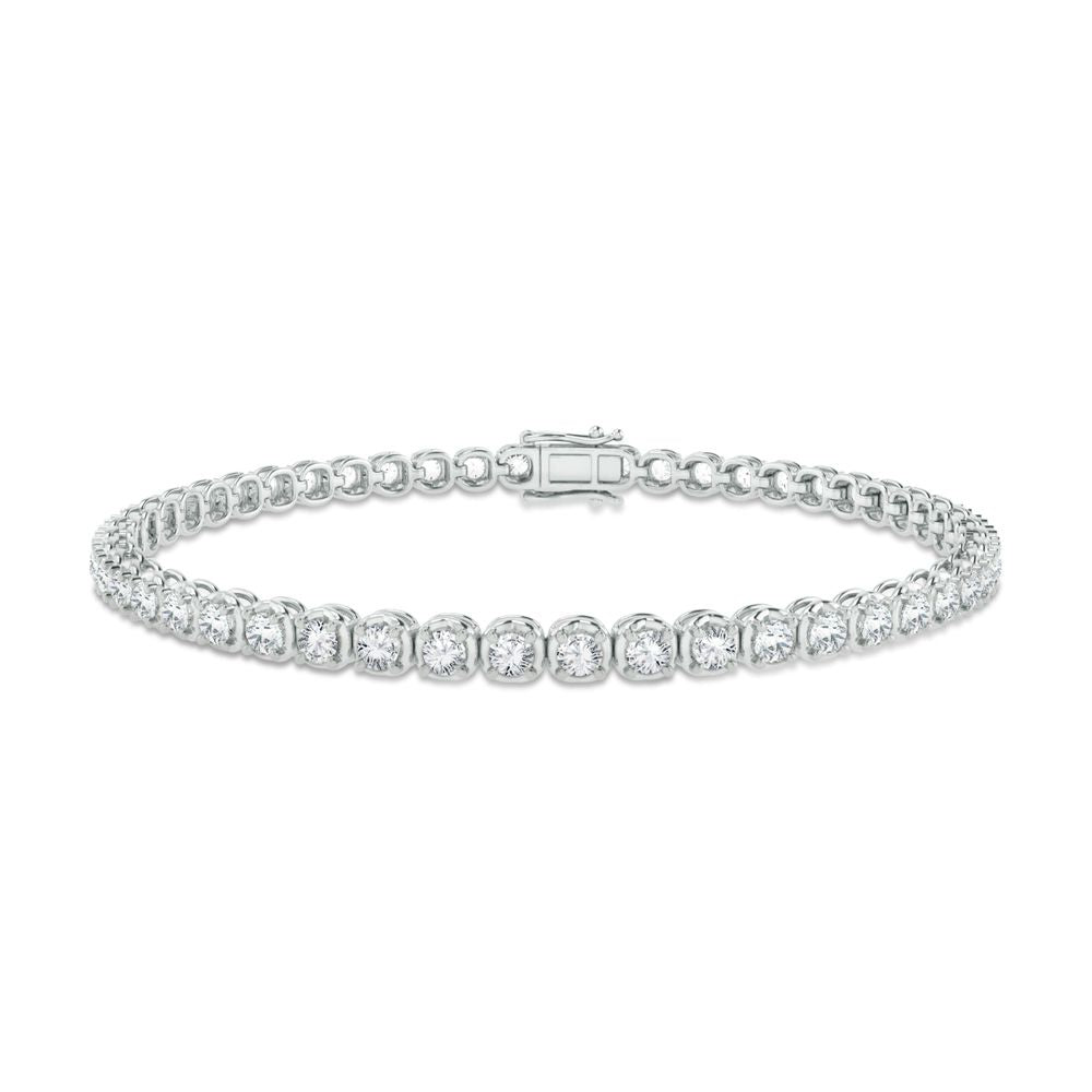 14K White Gold 2.00ct Diamond Bracelet