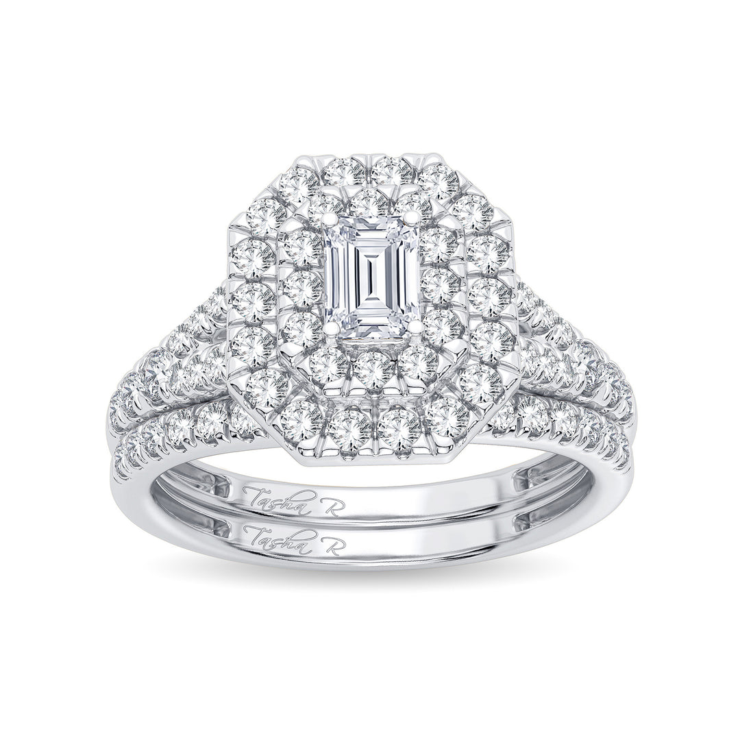 Brilliant 14k White Gold Lab Diamond Engagement Ring (1.00CT)