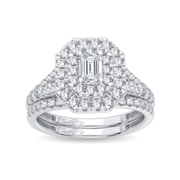 Brilliant 14k White Gold Lab Diamond Engagement Ring (1.00CT)