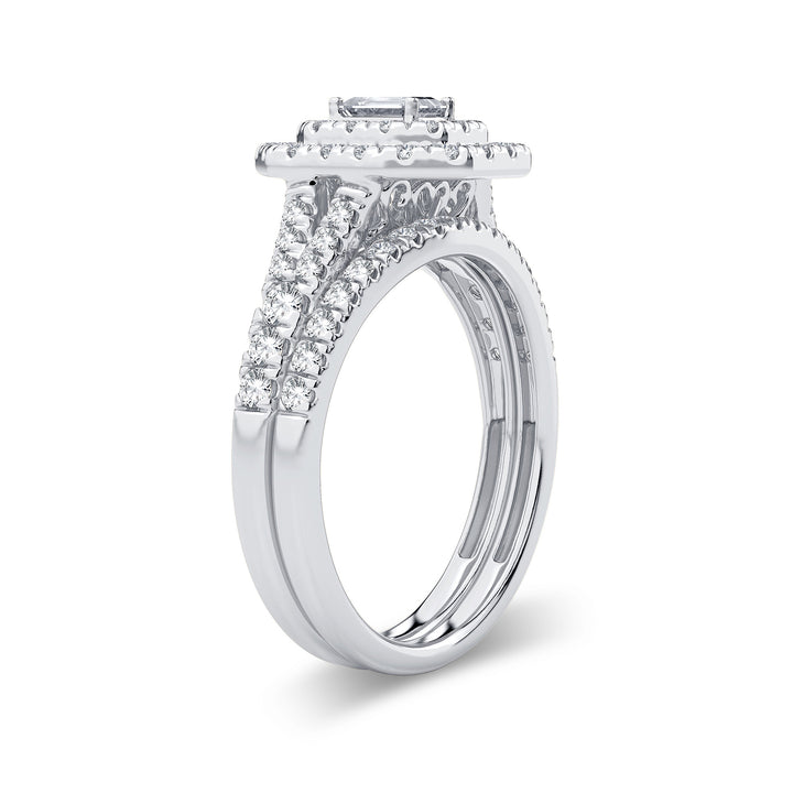 Brilliant 14k White Gold Lab Diamond Engagement Ring (1.00CT)