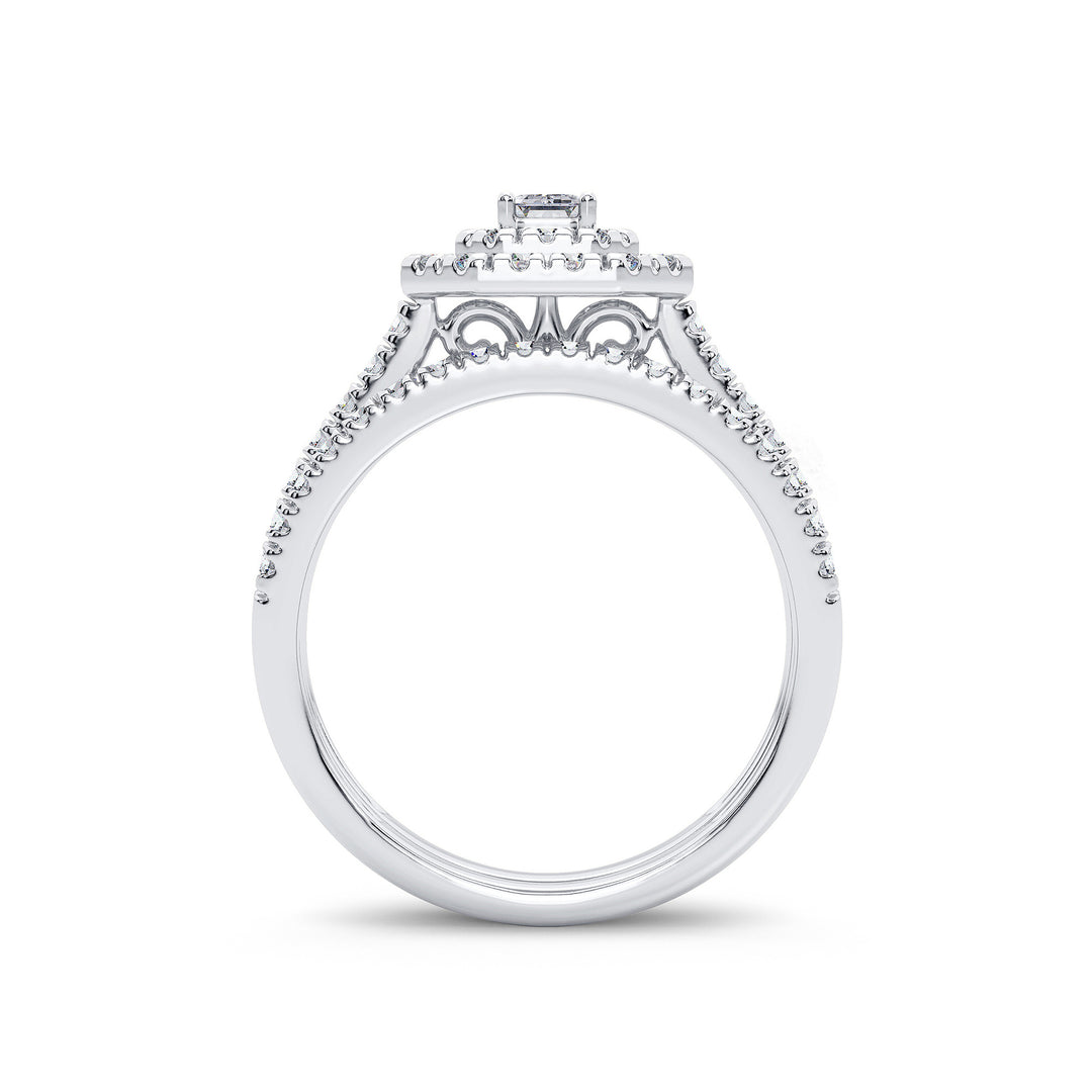 Timeless 14k White Gold 1CT Lab Grown Diamond Ring