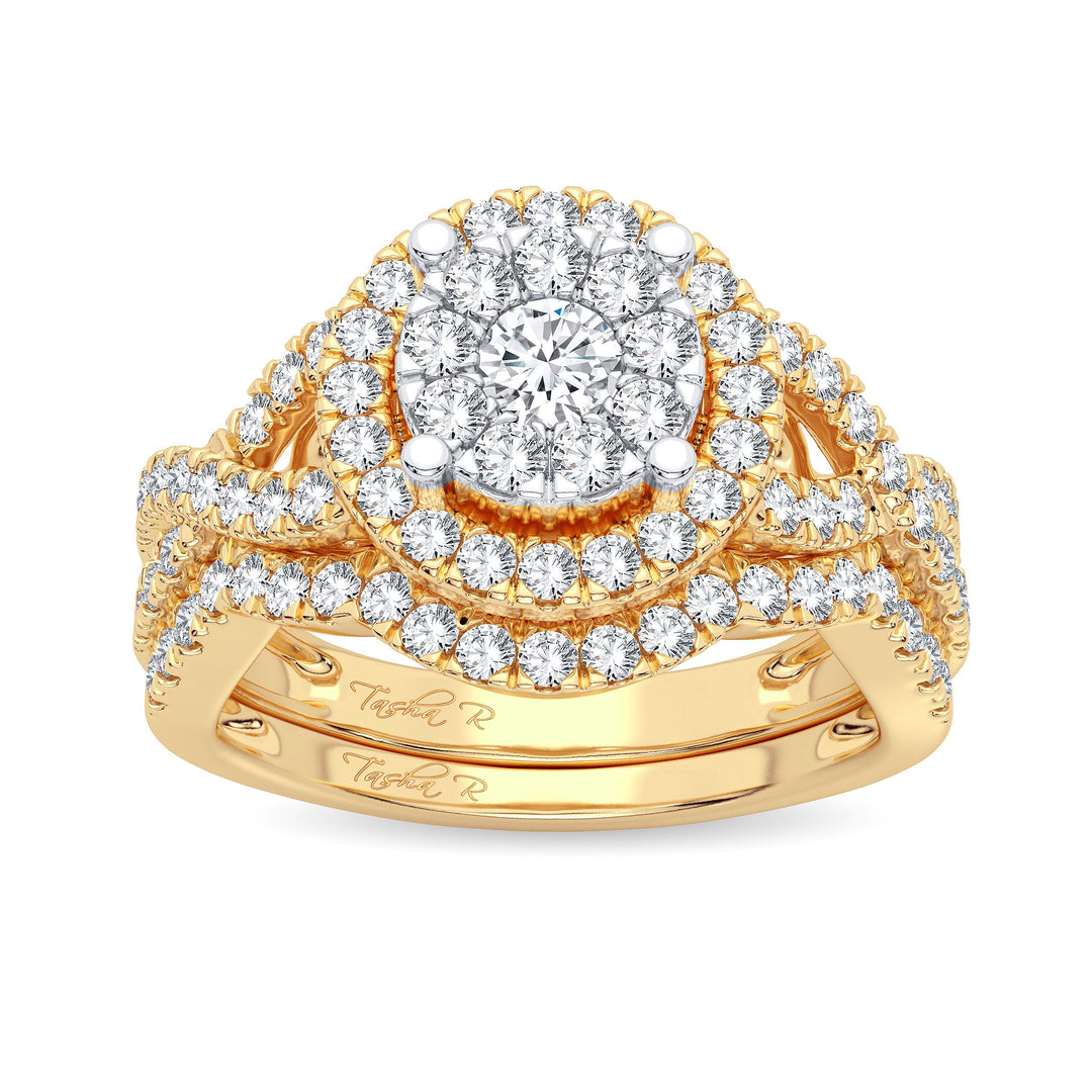 14k Yellow Gold 1ct Lab Diamond Engagement Ring
