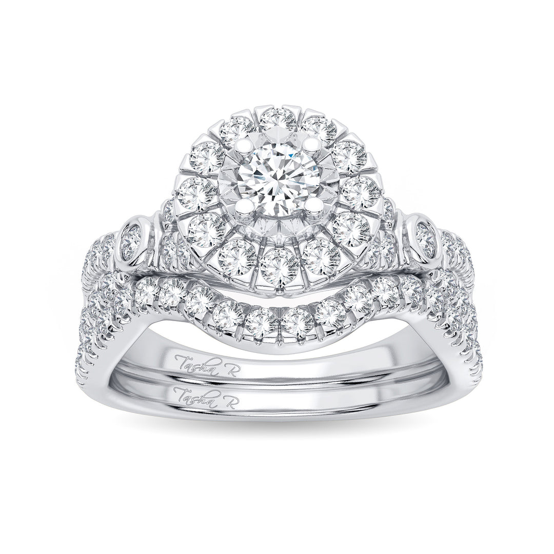 Timeless 14k White Gold 1CT Lab Diamond Engagement Ring