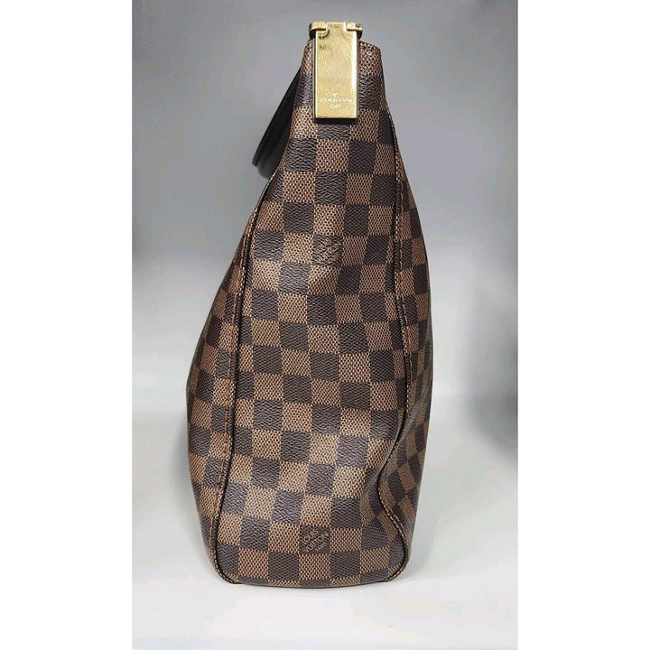 Authentic Louis Vuitton Damier Ebene Portobello PM Hobo Handbag