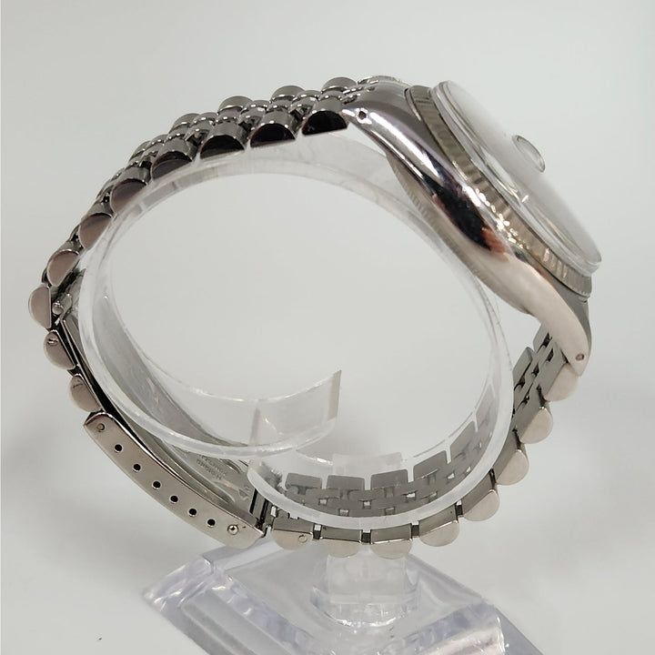 36MM Rolex 16014 Oyster Perpetual Datejust Jubilee Fluted White Gold Bezel