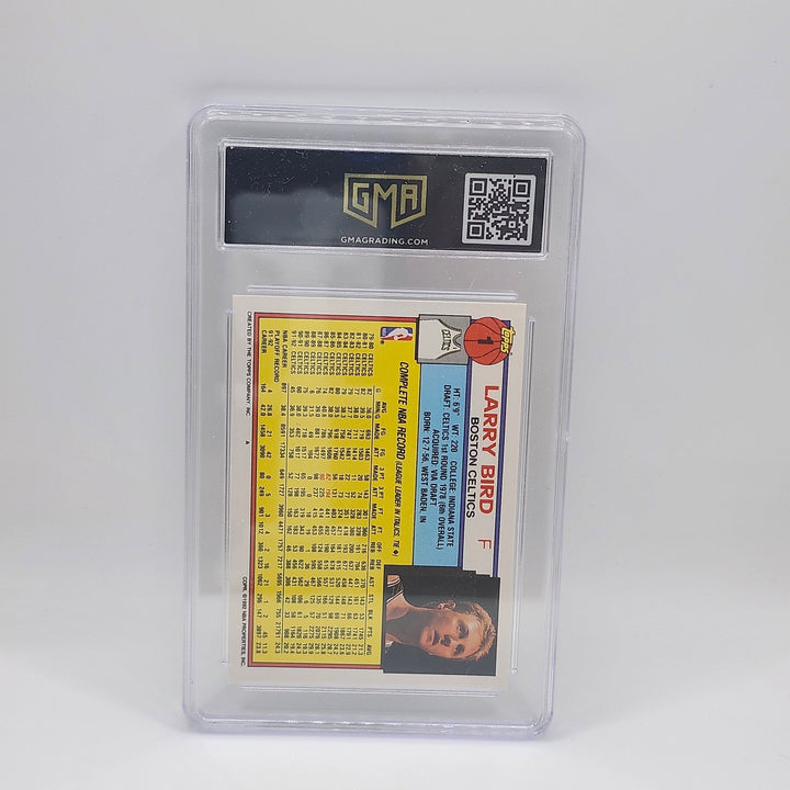 1992 Topps Larry Bird #1 Boston Celtics GMA 9 Mint Hall of Fame Legend Vintage