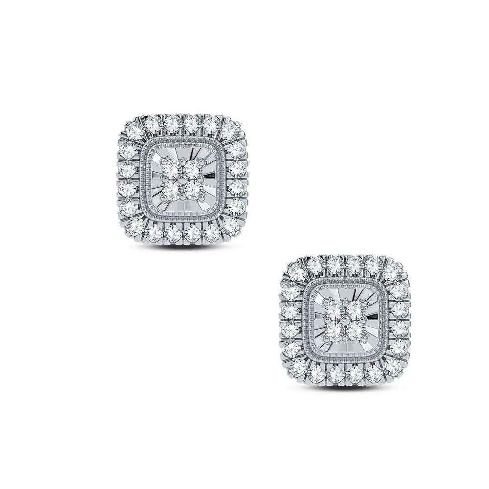 Magnifcnet 14K 0.33CT DIAMOND EARRING