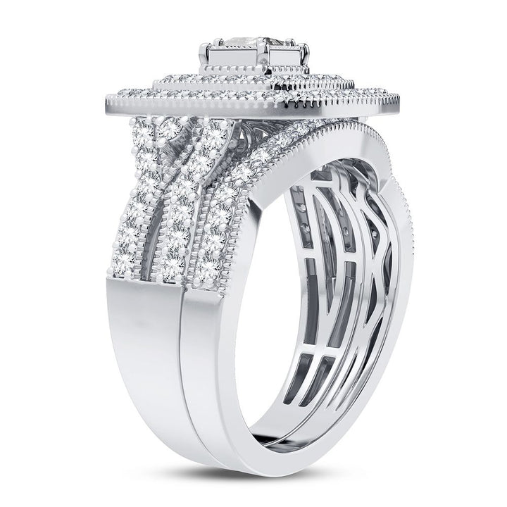 Timeless 14k White Gold 1CT Lab Diamond Engagement Ring