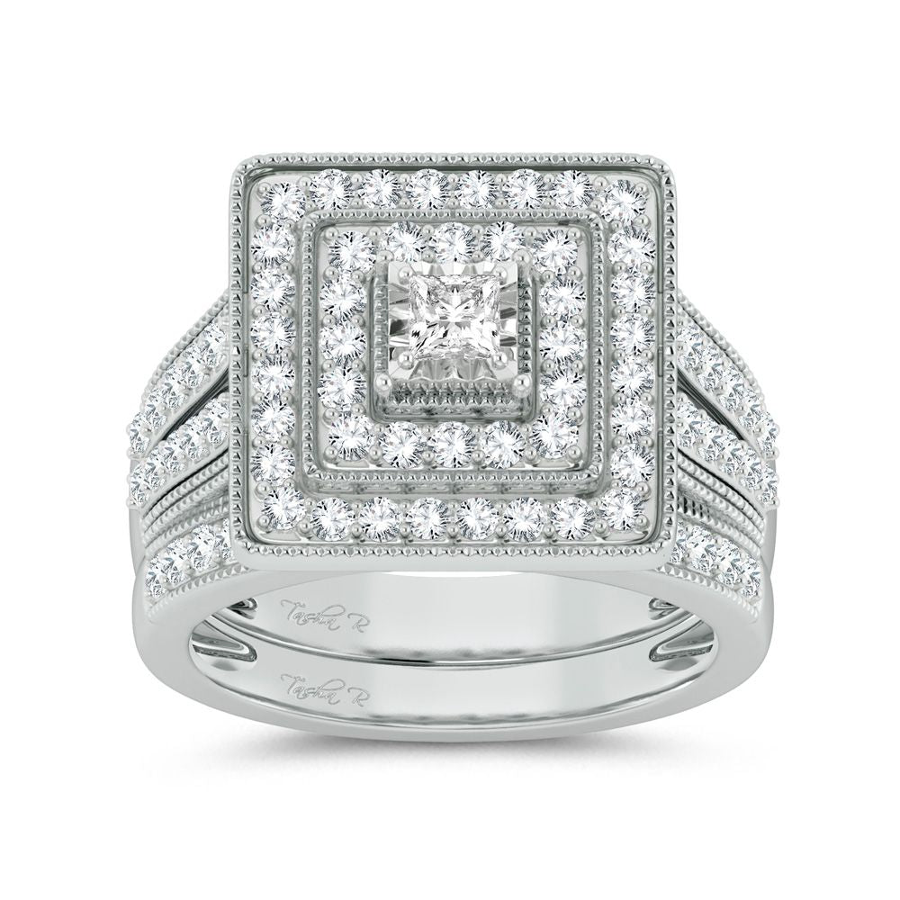 Elegant 1ct Lab Diamond Engagement Ring in White Gold
