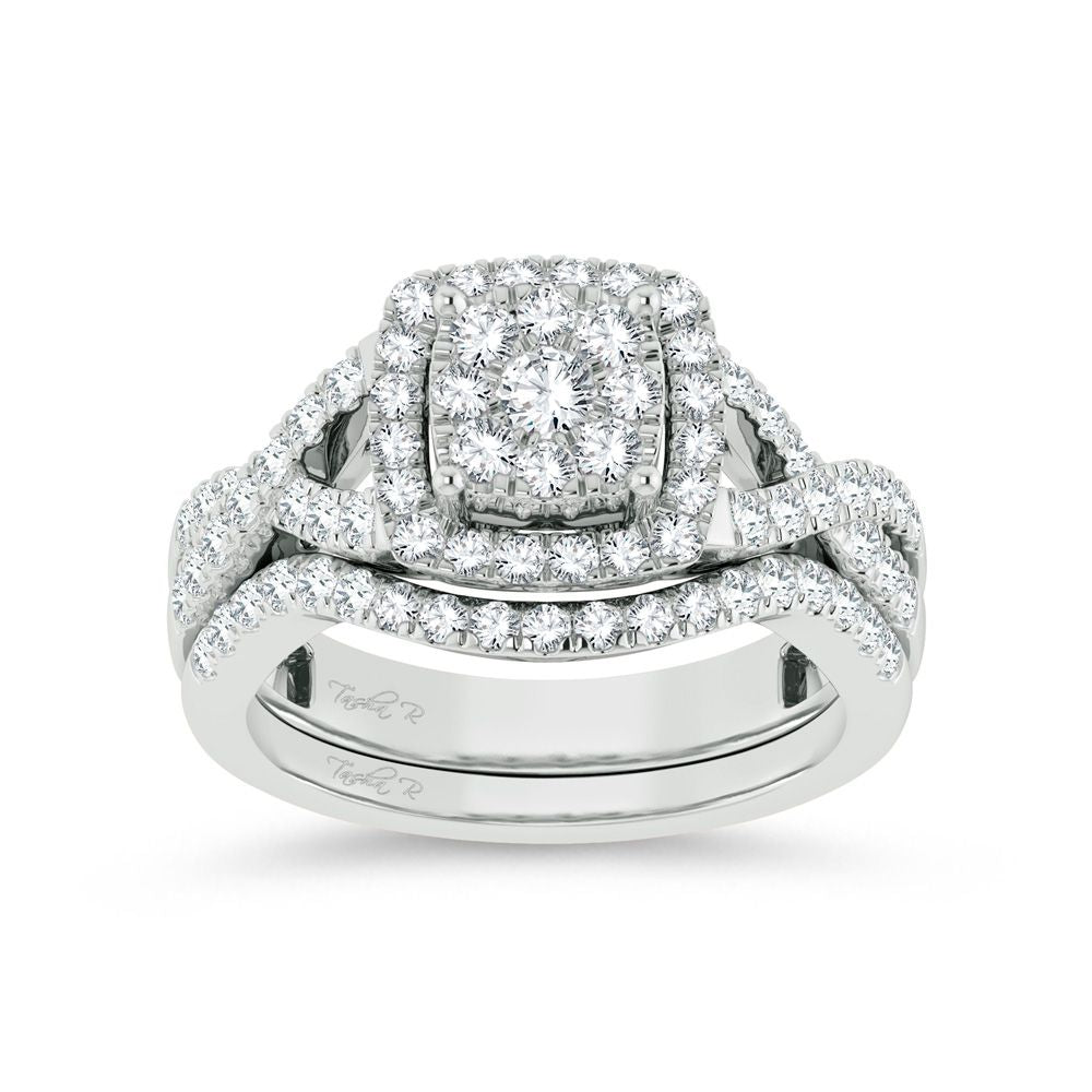 Elegant 1ct Lab Diamond Engagement Ring in White Gold