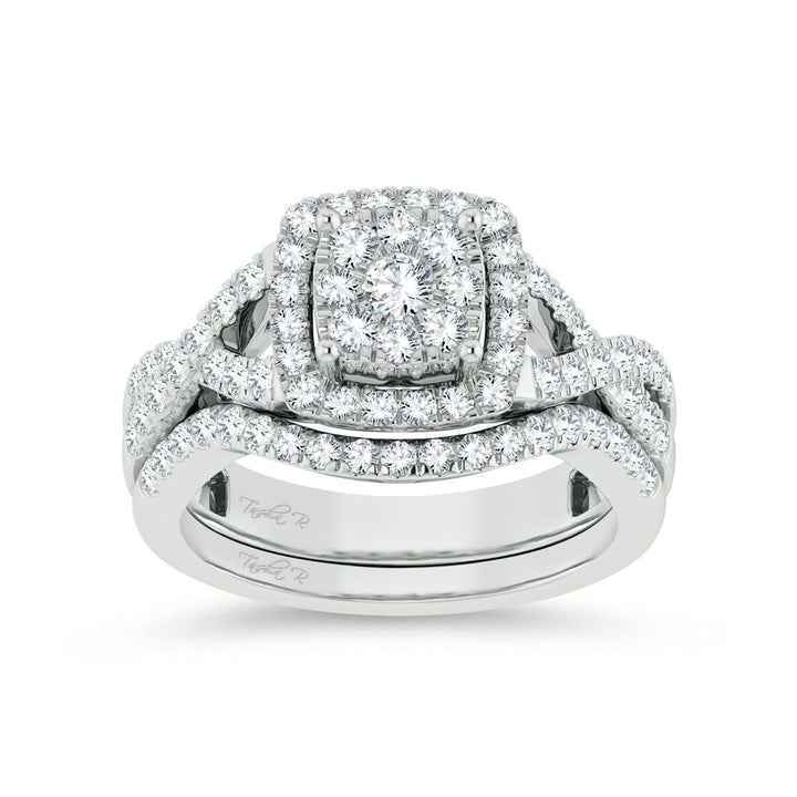 Elegant 1ct Lab Diamond Engagement Ring in White Gold
