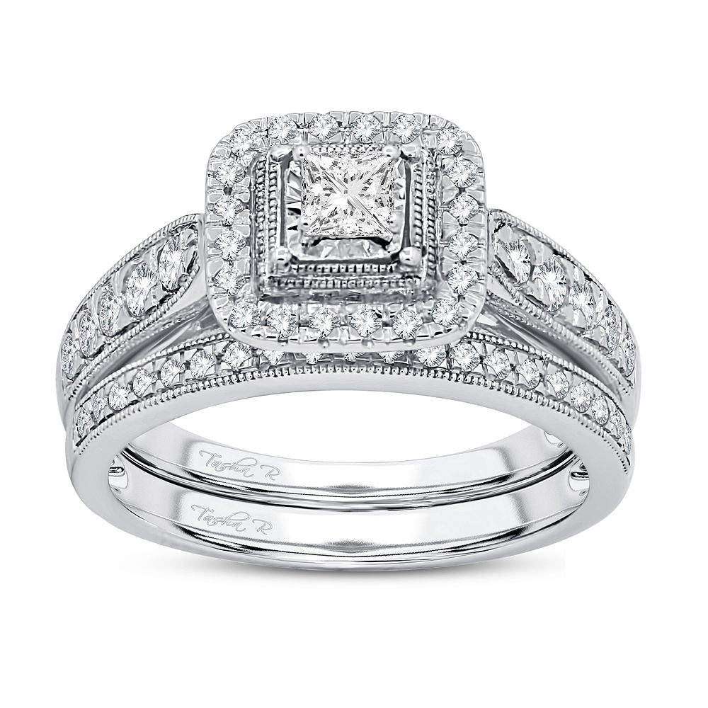 Timeless 14k White Gold 0.75CT Lab Diamond Ring