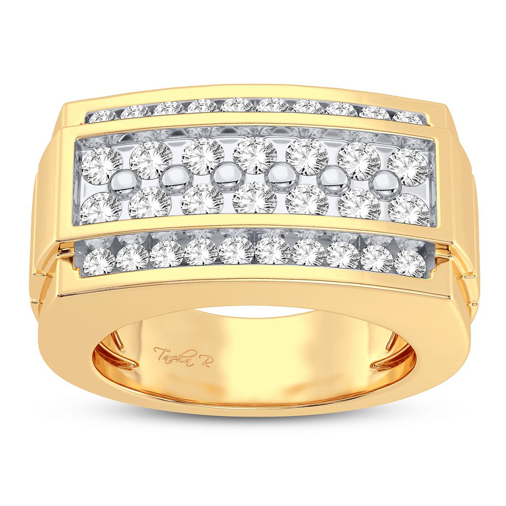 14K Yellow Gold 2.00CT Diamond Ring