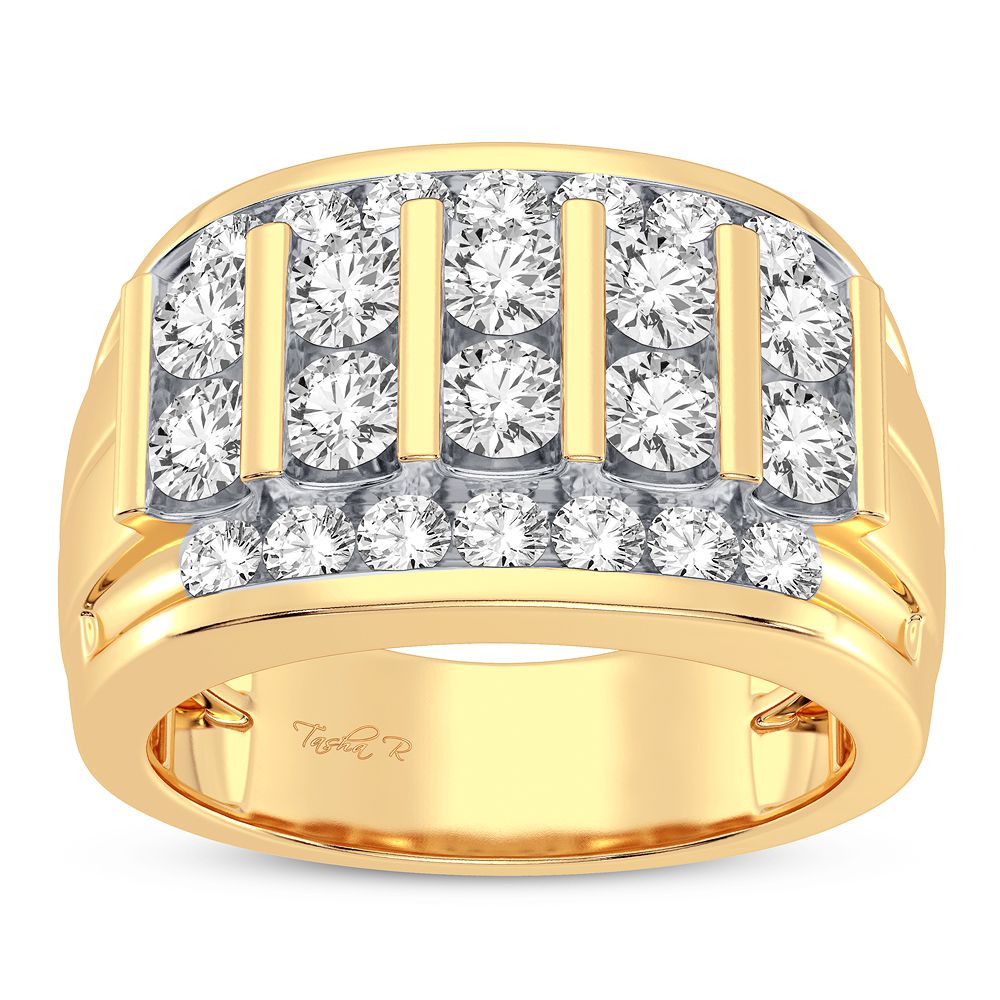 14K Yellow Gold 2.00CT Diamond Ring