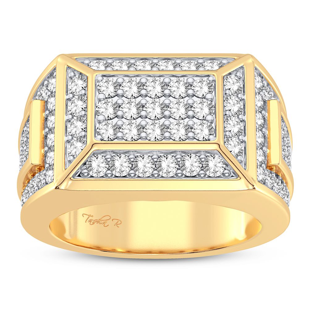 14K Yellow Gold 2.00CT Diamond Ring