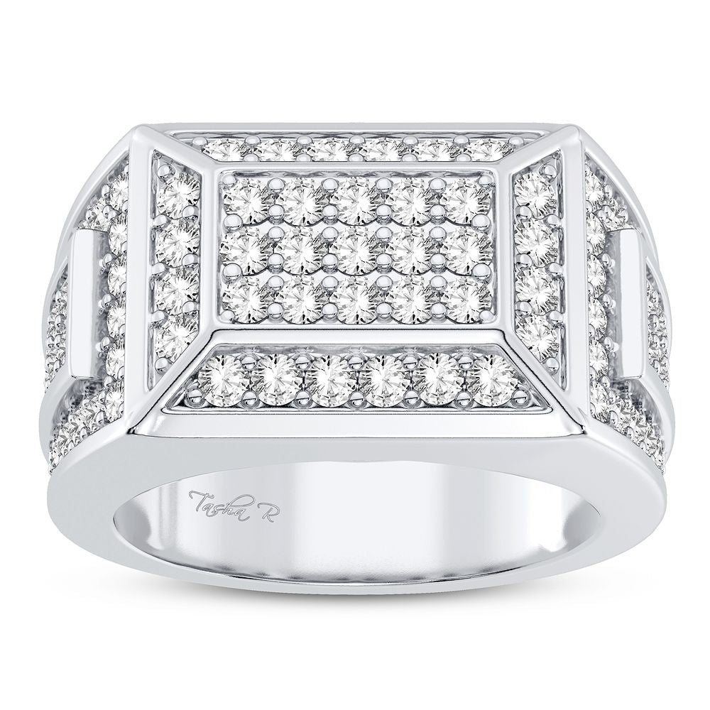 14K White Gold 2.00CT Diamond Ring