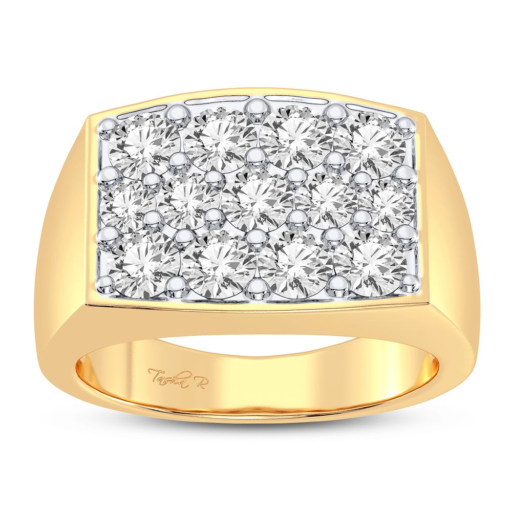 14K Yellow Gold 2.00CT Diamond Ring