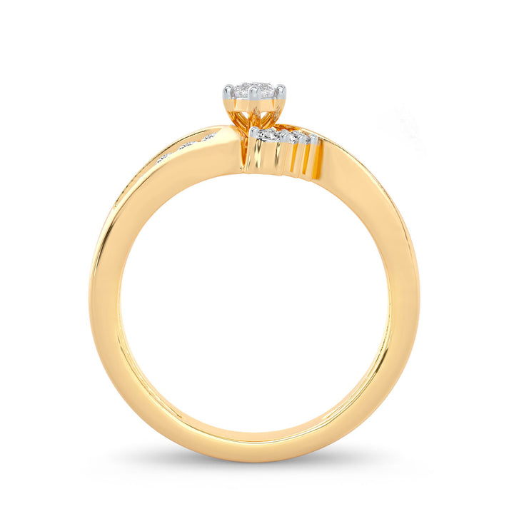 Timeless 14k Yellow Gold Lab Grown Diamond Engagement Ring