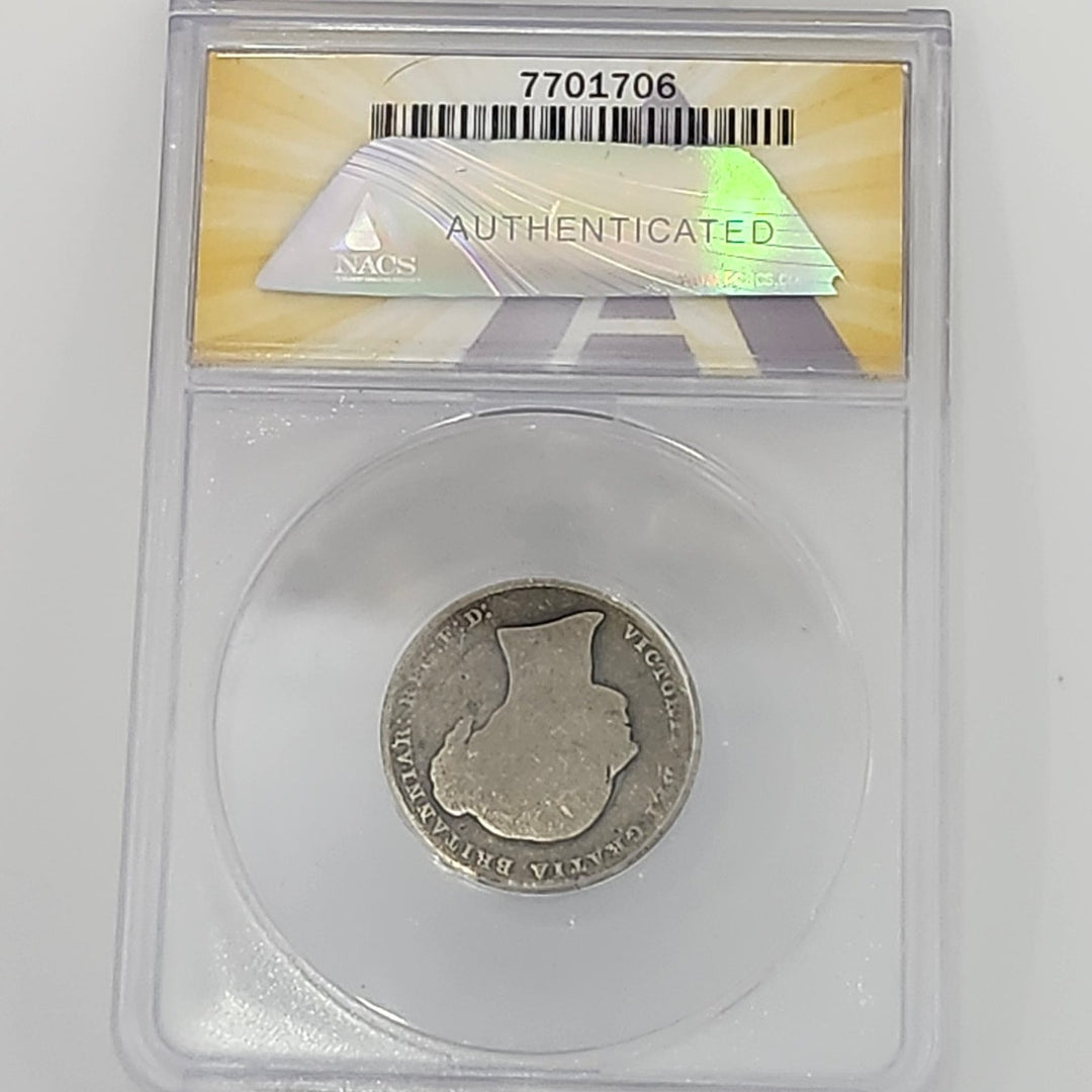 1842 Great Britain Silver One Shilling - Queen Victoria - ANACS G4 Authenticated