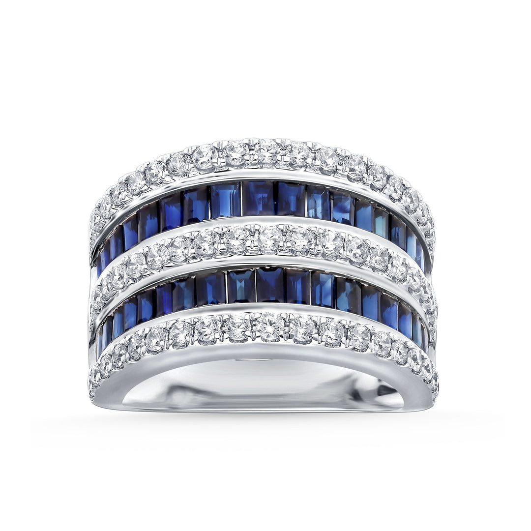 14k White Gold Lab-Grown Diamond Wedding Band