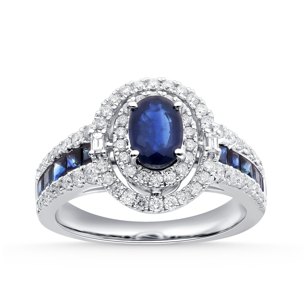 14k White Gold Lab-Created 0.60CT Diamond Solitaire Ring