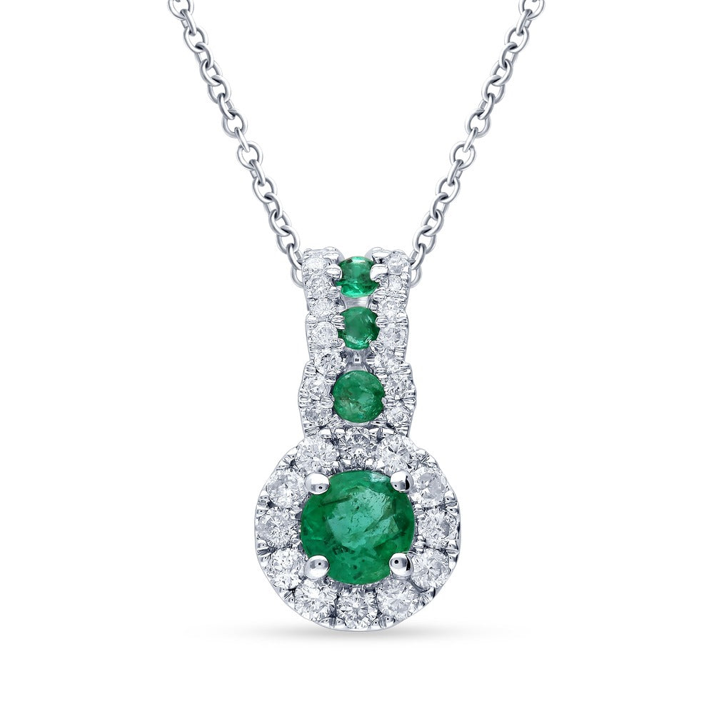 14K  0.18CT Diamond Pendant