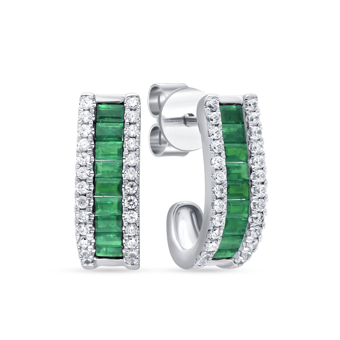 14k White Gold Lab-Grown Diamond Stud Earrings (0.39 CT)