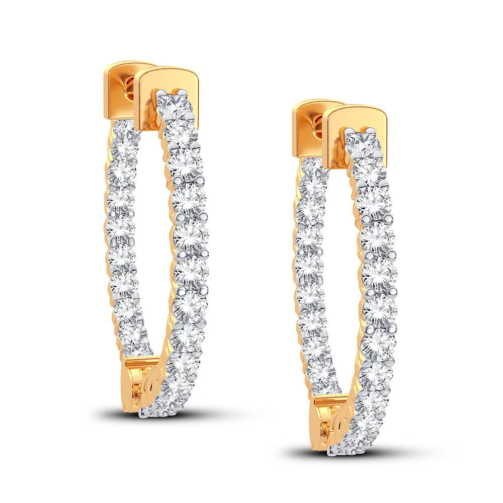 Gorgeous 14K 0.50CT Diamond Earring