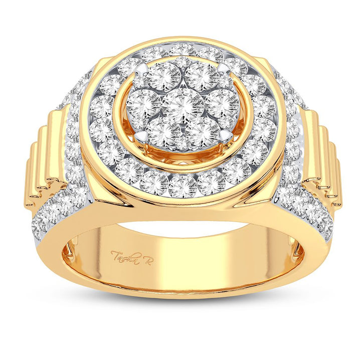 14K Yellow Gold 2.33 Carat Diamond Ring