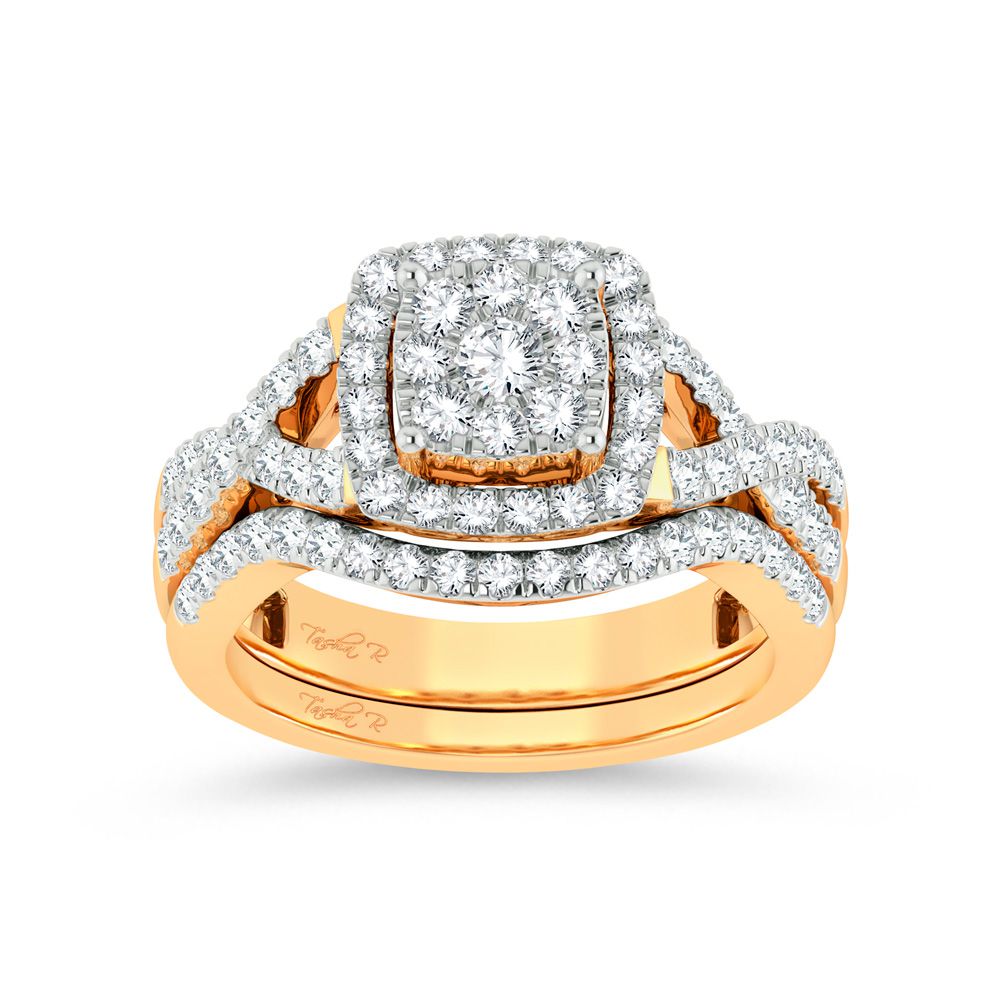 14k Yellow Gold 1ct Lab Diamond Womens Bridal Ring