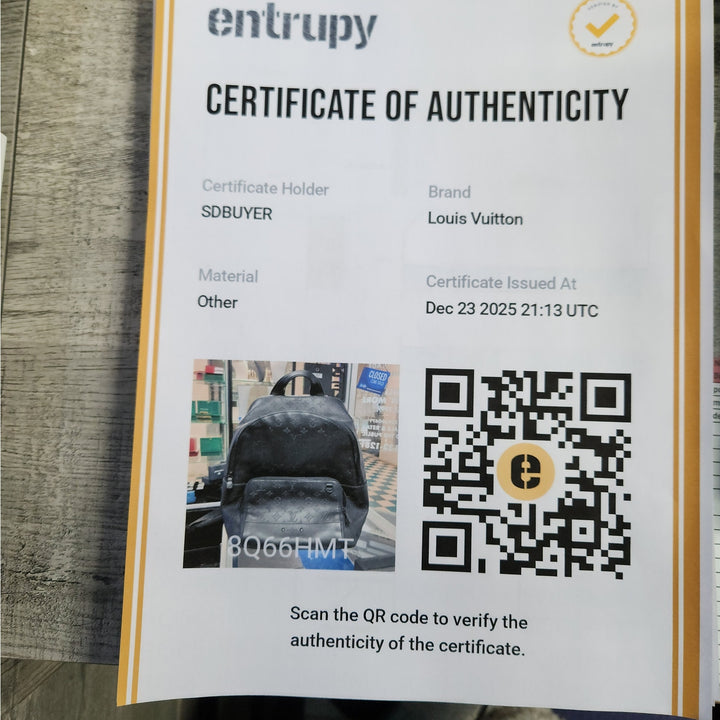 Louis Vuitton Monogram Shadow Embossed Leather Back pack