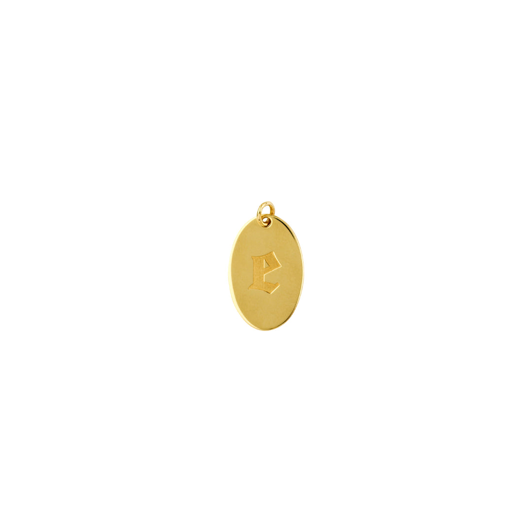 Small Oval Engravable Charm