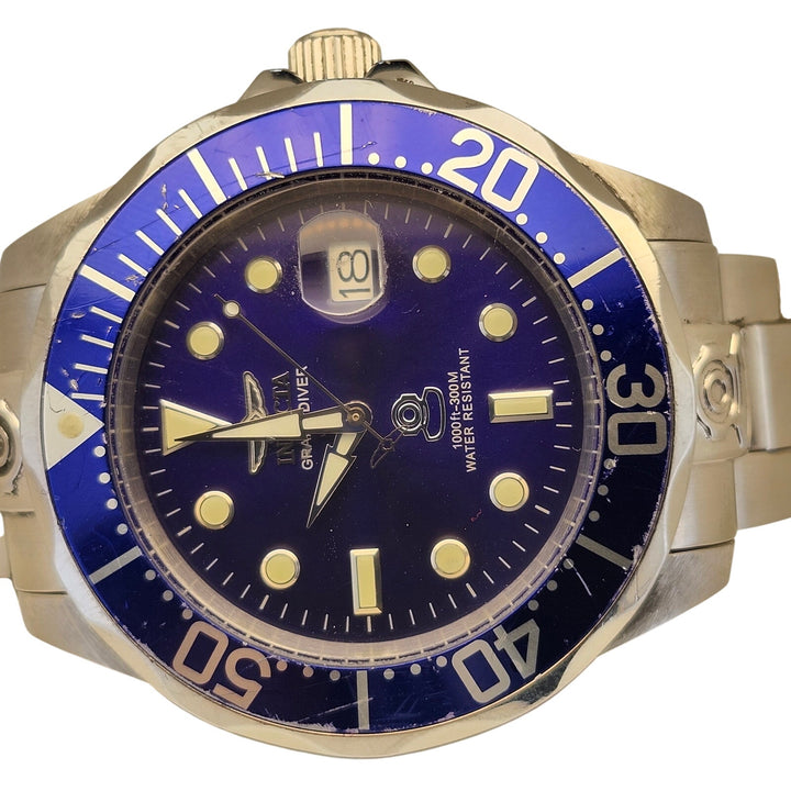 Invicta Grand Diver 3045 Automatic 47mm Blue Dial Stainless Steel Men's Watch