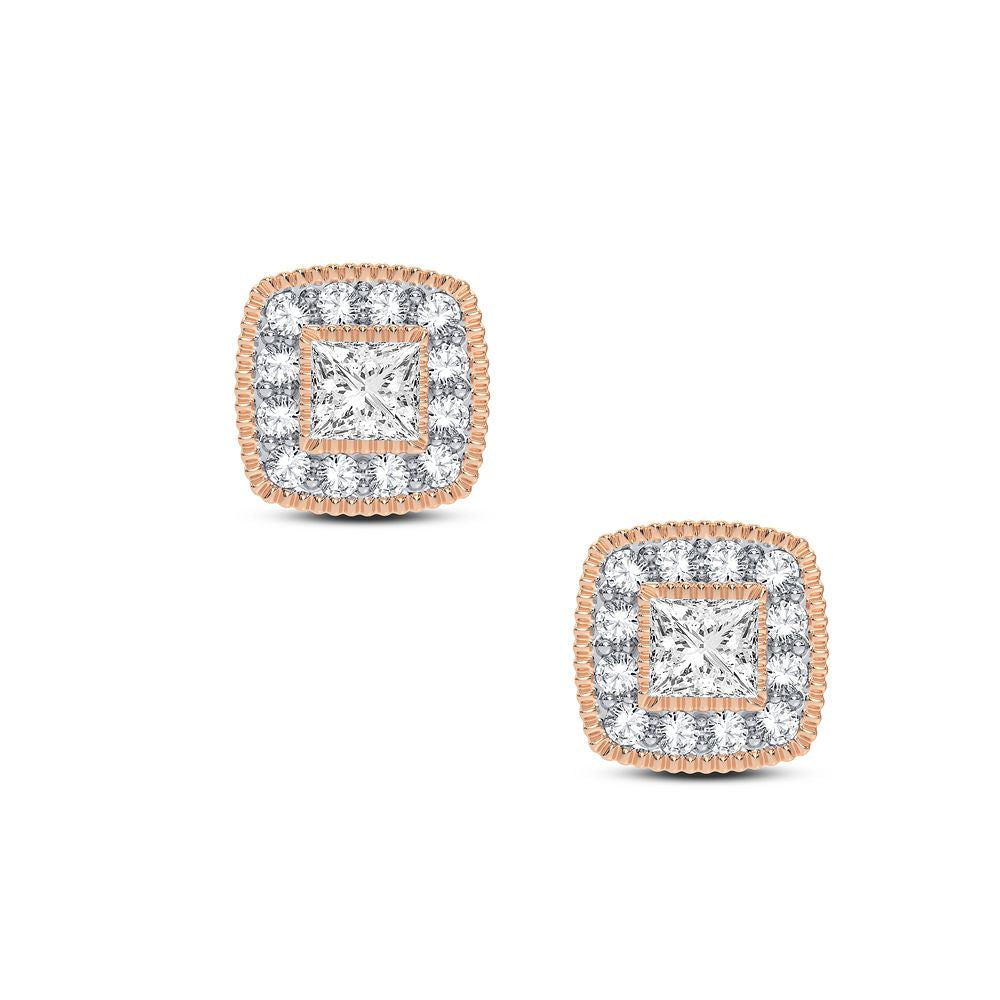 Magnifcnet 14K 0.25CT DIAMOND EARRING