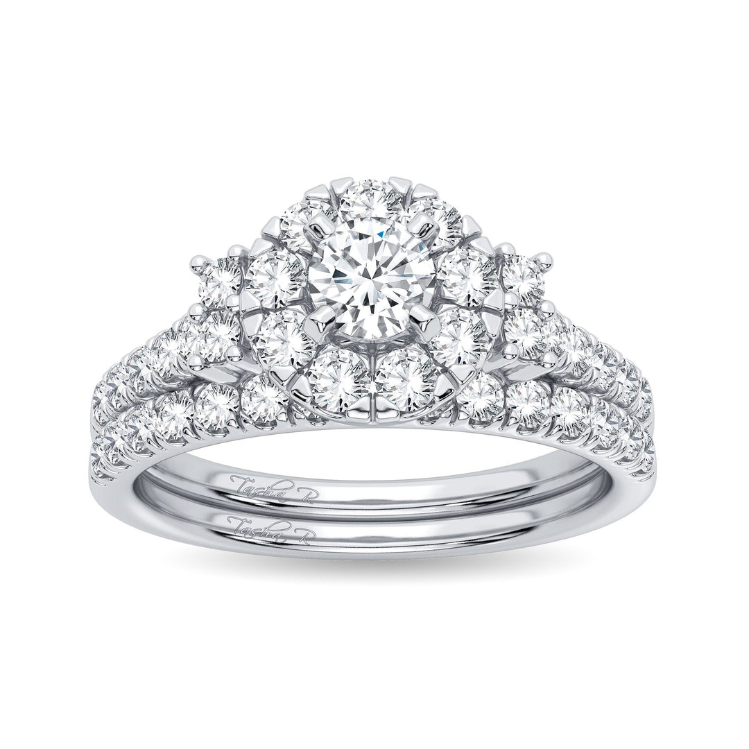 Timeless 14k White Gold 1CT Lab Diamond Engagement Ring