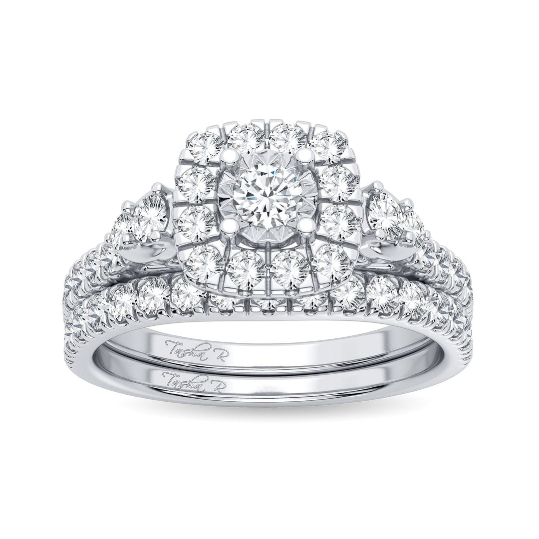 Timeless 14k White Gold 1CT Lab Diamond Engagement Ring