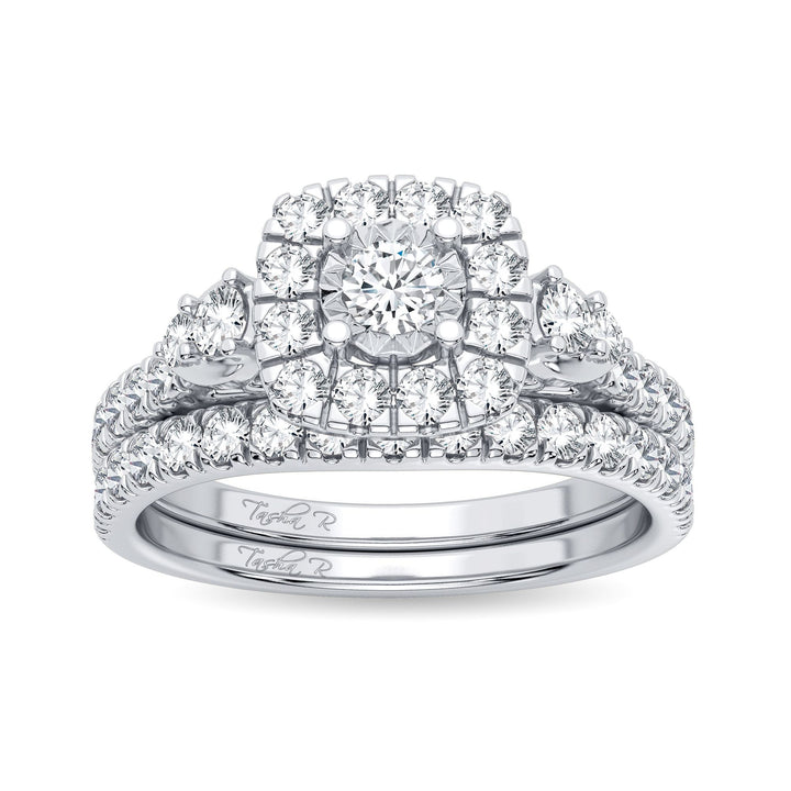 Timeless 14k White Gold 1CT Lab Diamond Engagement Ring