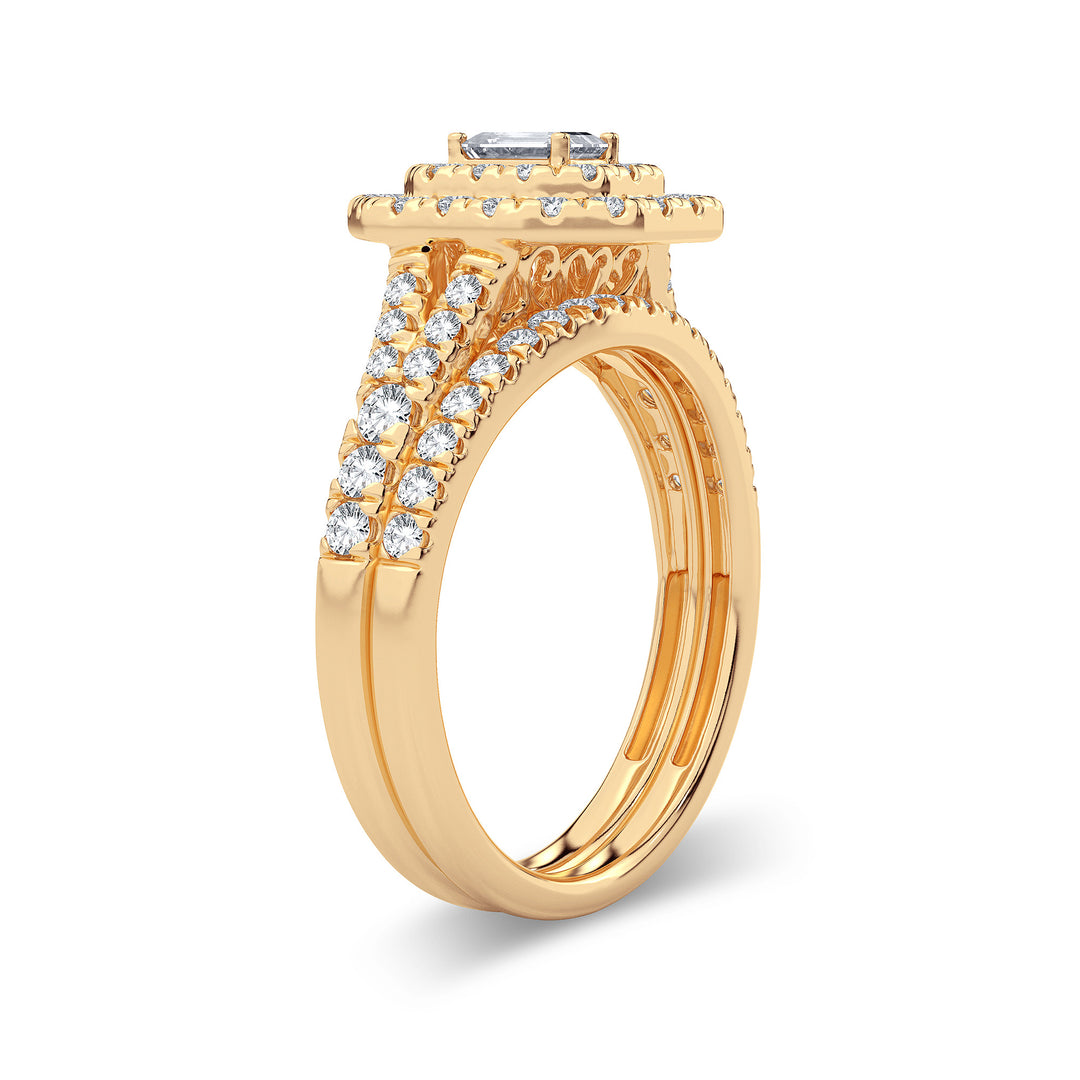 Brilliant 14k Yellow Gold Lab Diamond Engagement Ring (1ct)