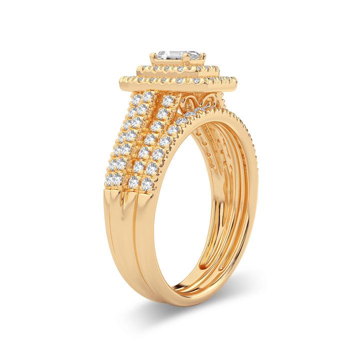 14k Yellow Gold Lab Diamond Engagement Ring (1CT)