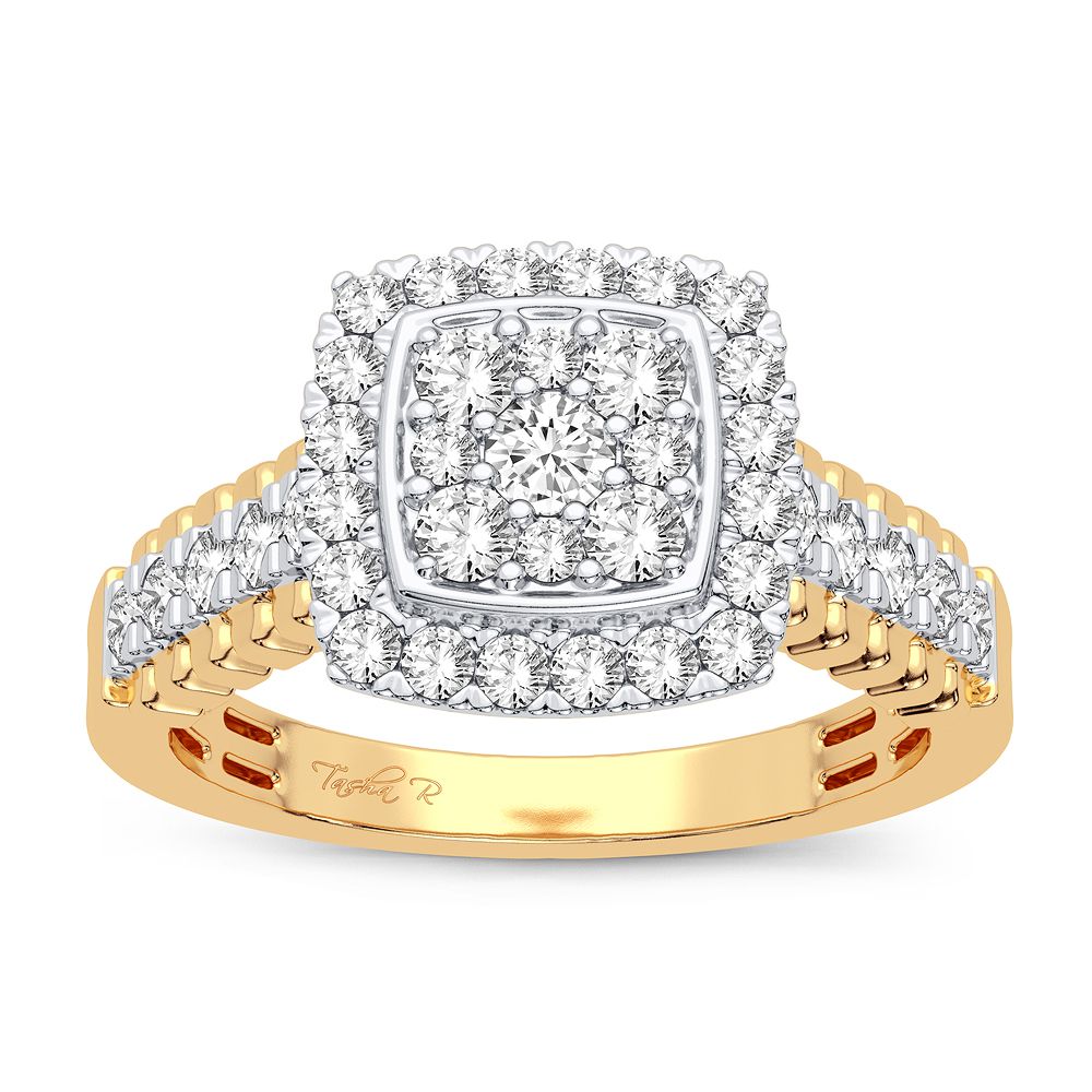 14K Yellow Gold 0.50CT Diamond Ring